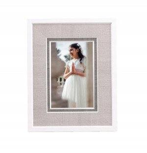 Ramka na zdjęcie 10x15 Velvet Beige Ślub Komunia