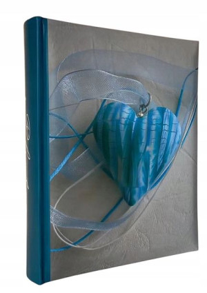 Album na 300 zdjęć 10x15 Blue Heart Love niebieski
