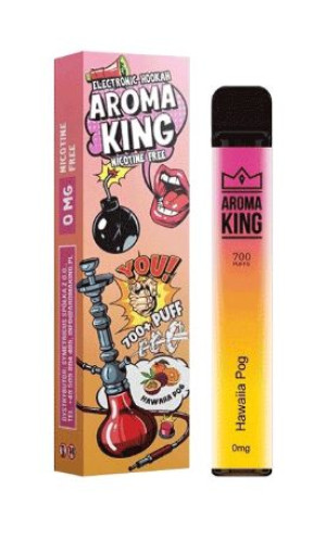 AROMA KING Hookah jednorazówka 0 MG beznikotynowa 700 puffs HAWAII