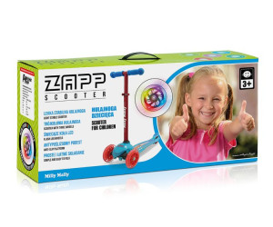 Milly Mally Hulajnoga Dla Dzieci Dziecięca Dla Dziecka Scooter Zapp Szara