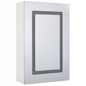 Szafka łazienkowa wisząca z lustrem LED 40 x 60 cm