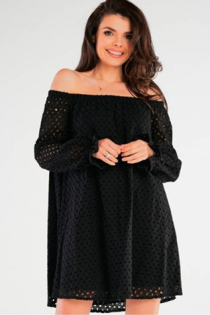 Awama Sukienka Model A435 Black S/M