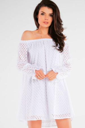 Awama Sukienka Model A435 White L/XL