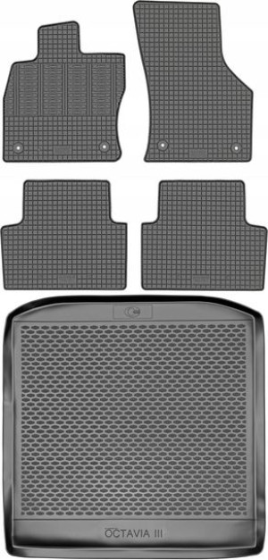 Škoda Octavia III Kombi 2013-2019 Dywaniki z matą