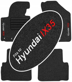 Hyundai ix35 2010-2015 Dywaniki z HAFTEM