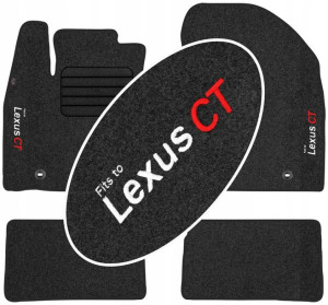 Lexus CT 200h 2010-2020 Dywaniki z HAFTEM