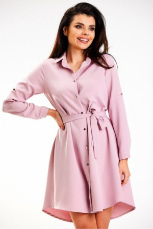 Awama Sukienka Model A568 Dirty Pink M