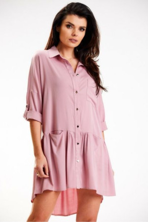 Awama Sukienka Model A584 Dirty Pink S/M