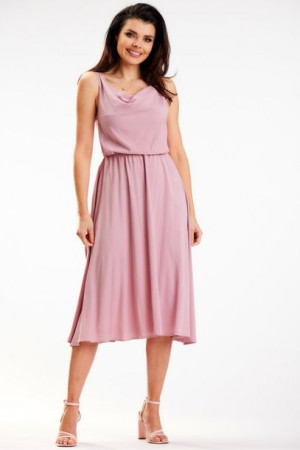 Awama Sukienka Model A579 Dirty Pink S