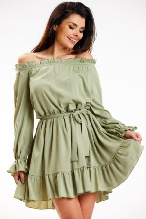 Awama Sukienka Model A578 Green S/M