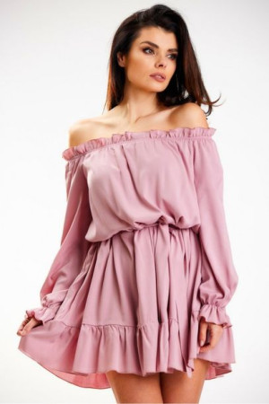 Awama Sukienka Model A578 Dirty Pink L/XL