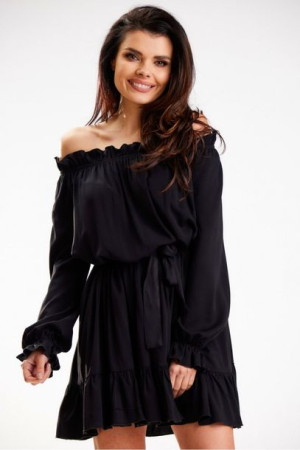 Awama Sukienka Model A578 Black S/M