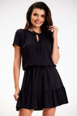 Awama Sukienka Model A575 Black L/XL