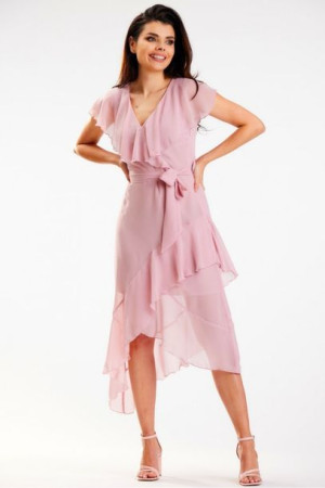 Awama Sukienka Model A574 Dirty Pink XL