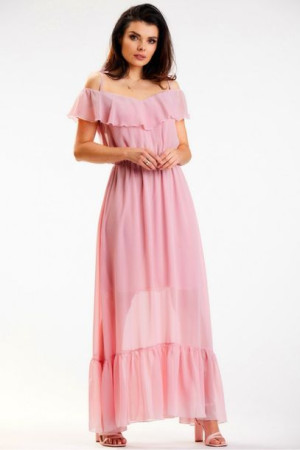 Awama Sukienka Model A573 Dirty Pink L