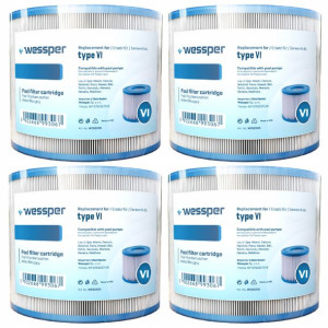 4x Filtr Pompy Basenu Spa Do Bestway Typ Vi 60311