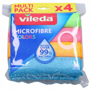 Ściereczka Vileda Microfibra Colors 4szt chłonne
