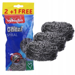 Vileda Zmywak Stalowy Metalowy do Naczyń Druciak 3