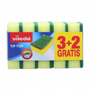 Vileda Zmywaki Gąbki Do Mycia Naczyń Myjka X 5szt