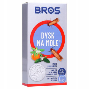 Bros Dysk Pomarańczowy Środek Na Mole Odzieżowe