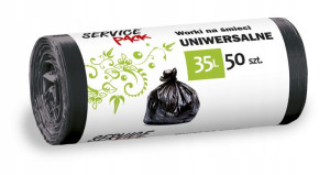 Worki na śmieci SERVICE PACK 35 litrów 50 szt.