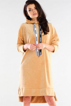Awama Sukienka Model A413 Beige S/M