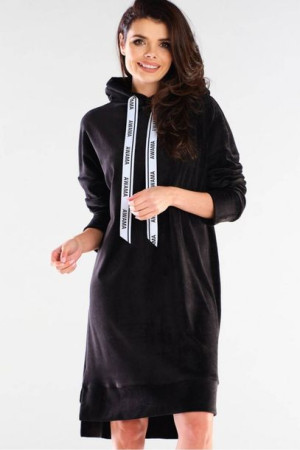 Awama Sukienka Model A413 Black L/XL