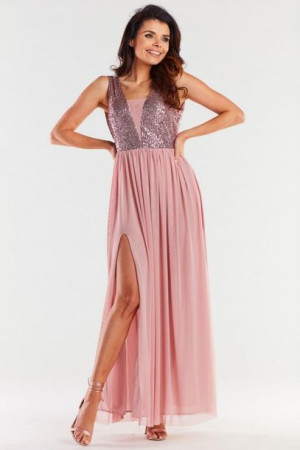 Awama Sukienka Model A486 Pink M
