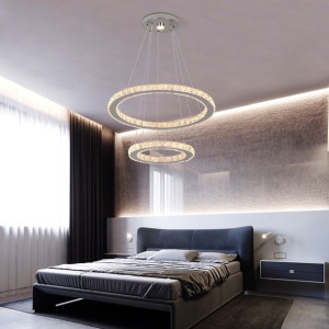 Piękna Lampa Kryształowa 2 Klosze Dowolna Aranżacja Ustawień Kloszy