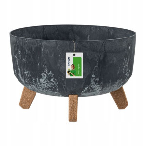 Doniczka Gracia Beton Effect DGRL300LE Antracyt