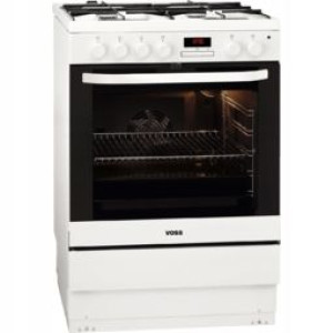 Kuchnia gazowo elektryczna GLF23020-HV 60cm biała