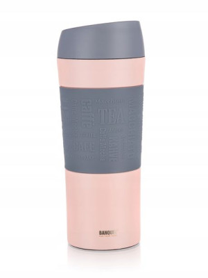 Kubek termiczny MATTY 400 ml, różowy