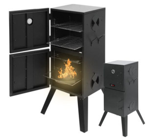 Grill Gril Węglowy Wędzarnia Ogrodowy Wędzarka 2w1