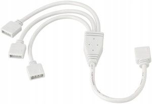 Złączka rozgałęziacz kabel RGB 4 pin 1/3