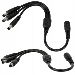 Rozgałęźnik do taśm LED 1/3 2,1mm/5,5mm