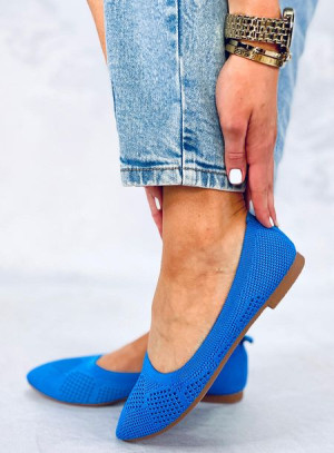 Baleriny ażurowe FORLANI BLUE 39