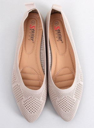 Baleriny ażurowe FORLANI BEIGE 40