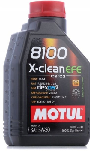 Motul 8100 X-clean Efe 5w30 Mb229.52 Ll-04 Gm 1l