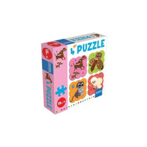 Gra puzzle z jamnikiem