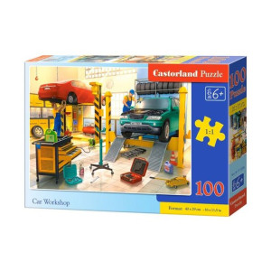 Puzzle 100 car workshop