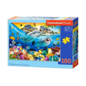 Puzzle 180 el. dolphins tropic