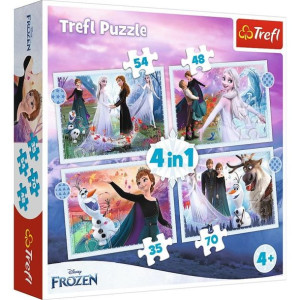 Puzzle 4w1 magia w lesie