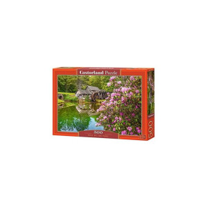 Puzzle mill by the pond 500