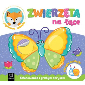 Zwierzęta na łące kolorowanka