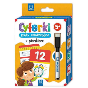 Cyferki karty eduk. z pis. 5+