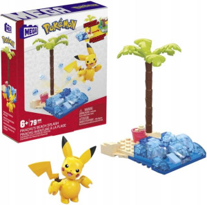Mega Bloks Pokemon Pikachu Na Plaży Zestaw Klocki
