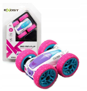 Exost Zdalnie Sterowany Samochód 360 Mini Flip Róż
