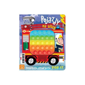 Książ. pop it pojazdy na ulicy