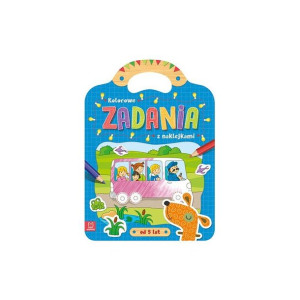 Kolorowe zadania z naklejkami
