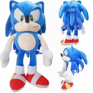 Sonic Maskotka Plecaczek Duża Plecak 45cm